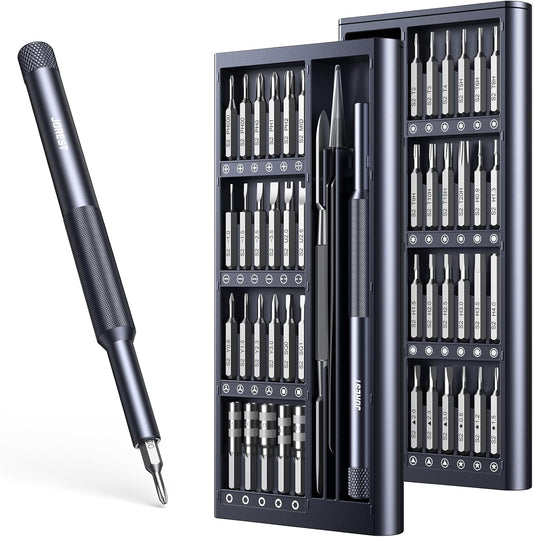 JOREST 50 in 1 Precision Screwdriver Set with Security Torx, Magnetic Mini Repair kit for Macbook, Laptop, PS4, PS5, iphone, Nintendo Switch, Glasses, Watch, Toy, Stocking Stuffers Gifts for Men