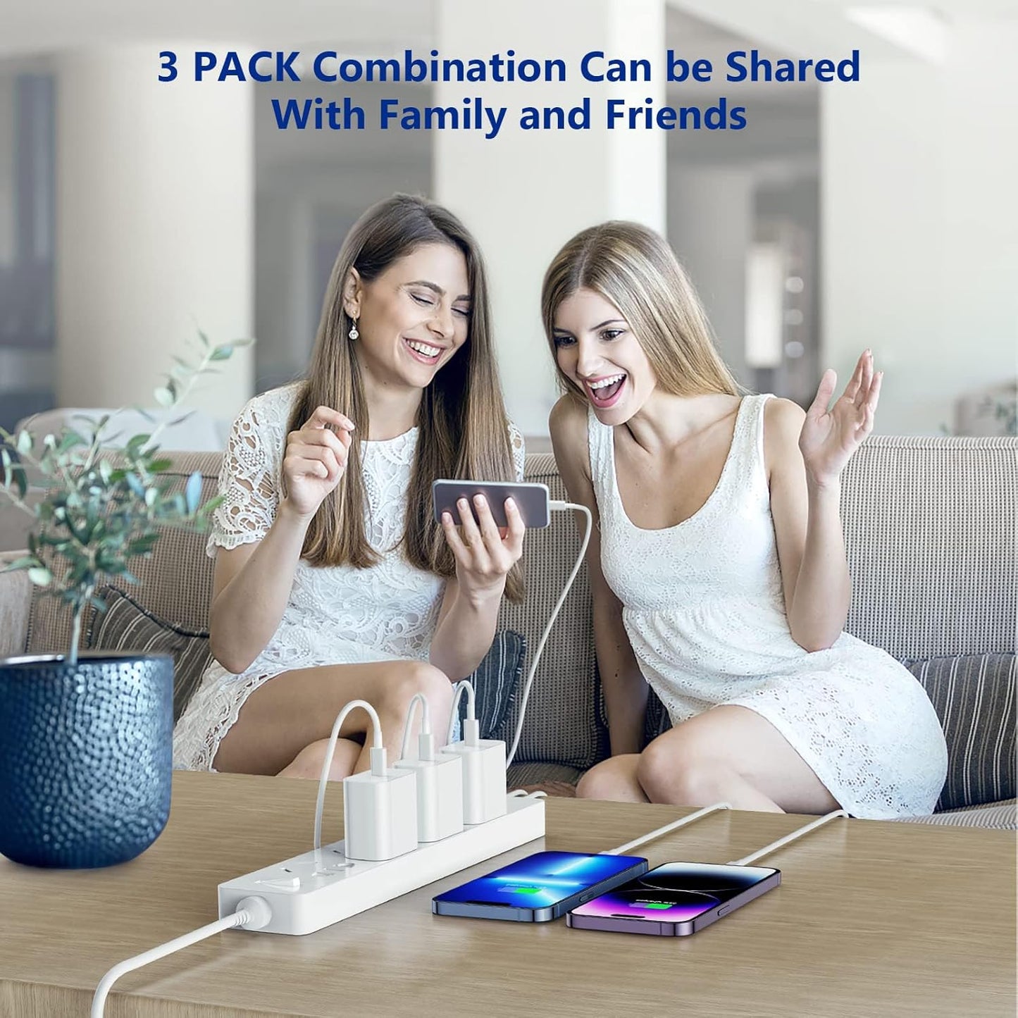 3Pack iPhone Fast Charger[Apple Mfi Certified],10FT iPhone Charger Fast Charging USB C to Lightning Cable with Type C Charger Block Fast Charging Adapter for iPhone 14 13 12 11 Pro Max X Xs Max 8Plus