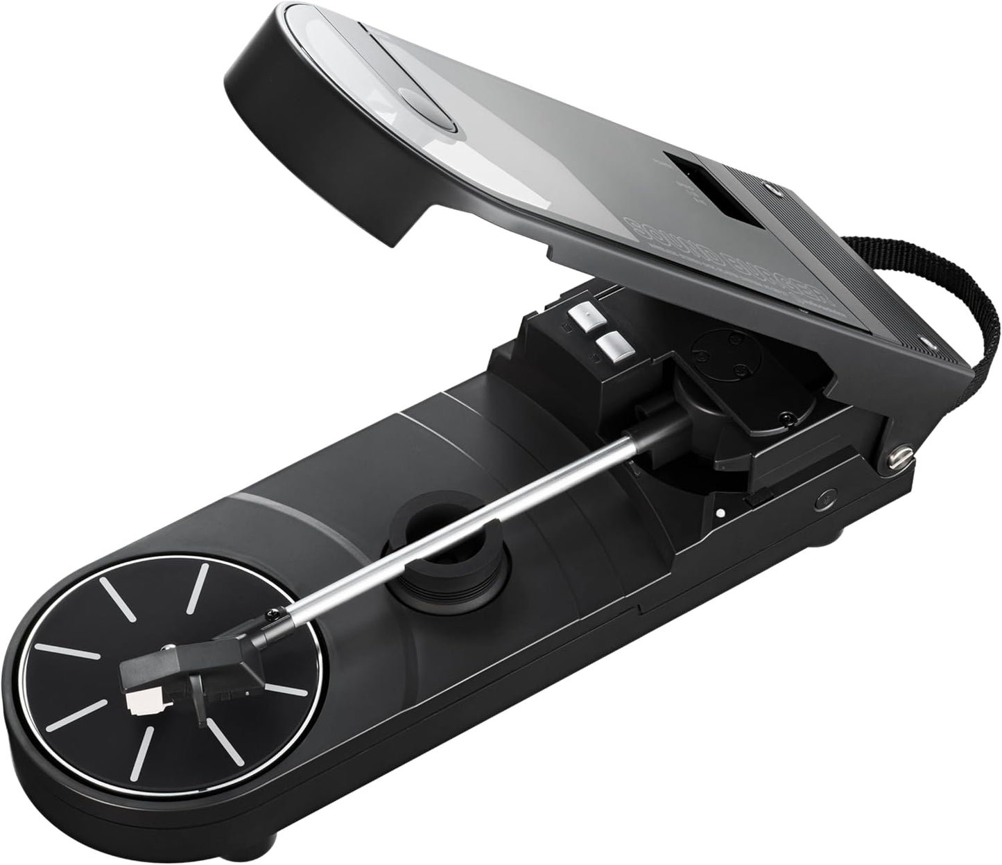 Audio-Technica AT-SB727 Sound Burger Portable Bluetooth Turntable, Black