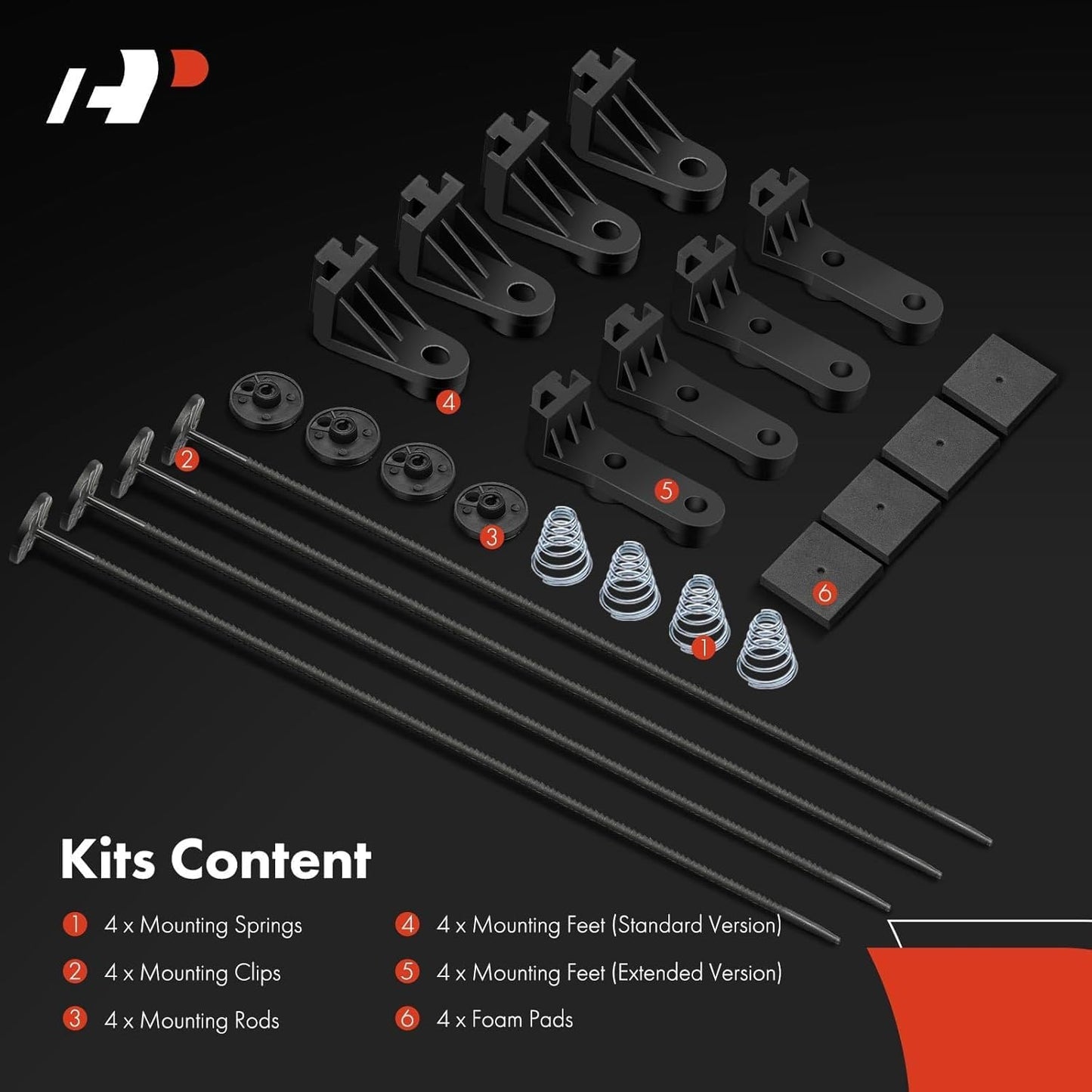 A-Premium 6.5'' 6.5 inch Slim Fan Pull Universal Electric Radiator Cooling Fan Assembly, 12V 80W with Mount Kit