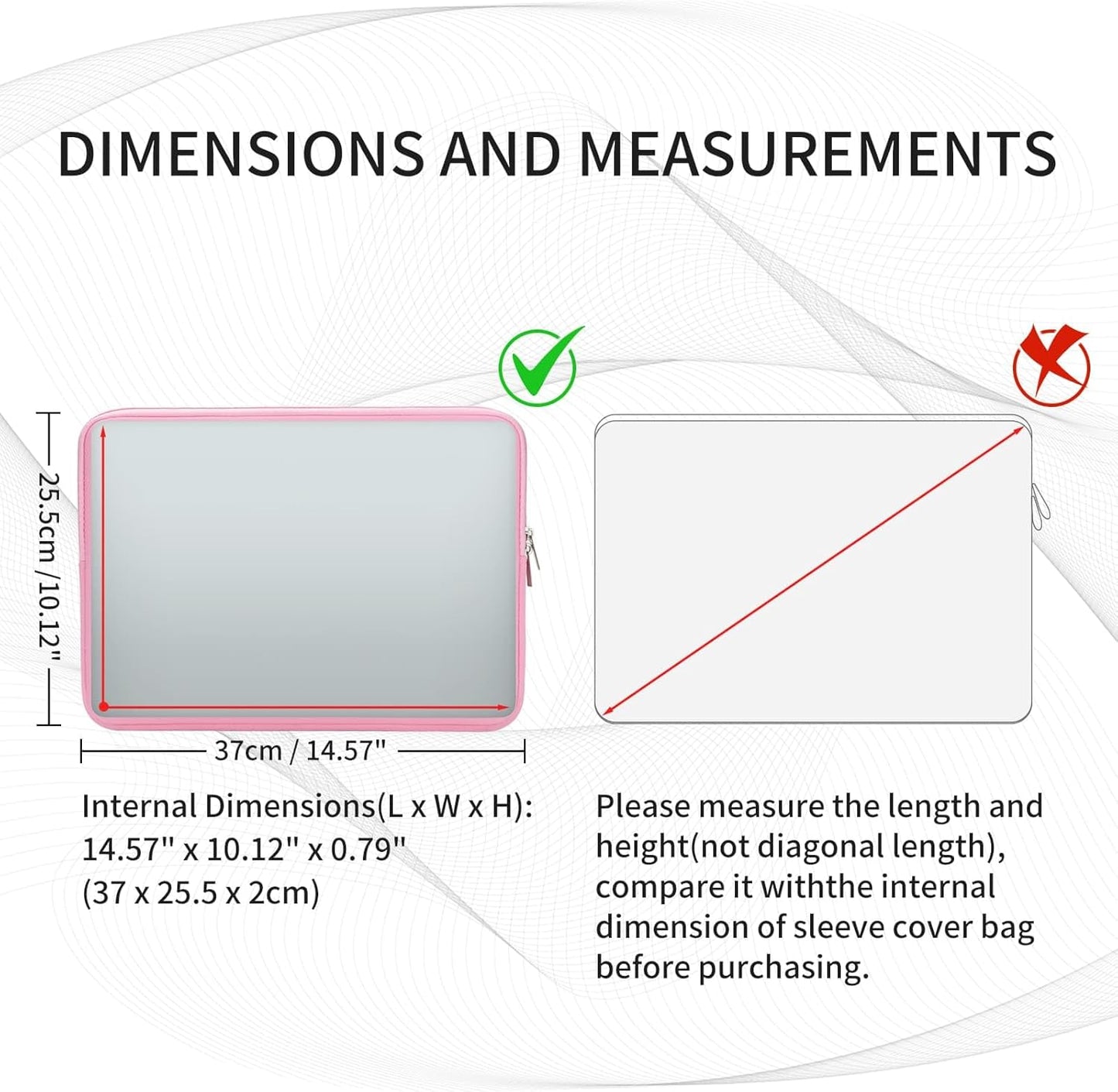 RAINYEAR 16 Inch Laptop Sleeve Protective Soft Case Padded Zipper Cover Specially Compatible with 16" MacBook Pro/Max M1 M2 M3 M4 A2141 A2485 A2780 A2991 A3403 A3186 (Pink, Upgraded Version)