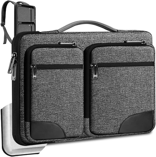 Hseok Laptop Sleeve 15 15.6 16 inches Case Protective PC Briefcase for Commuting and Business trip，BJP-Dark