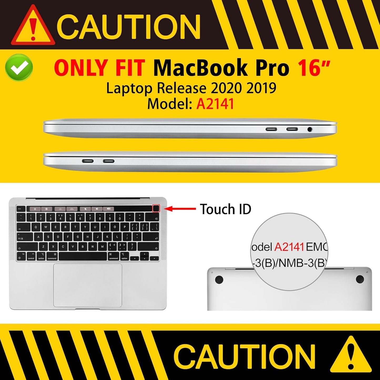 for MacBook Pro 16 inch Case 2019 2020 Release Model A2141, Plastic Hard Shell Cover with Keyboard Cover & Screen Protector for MacBook Pro 16 inch with Touch Bar & Touch ID, Elephant Hoodie