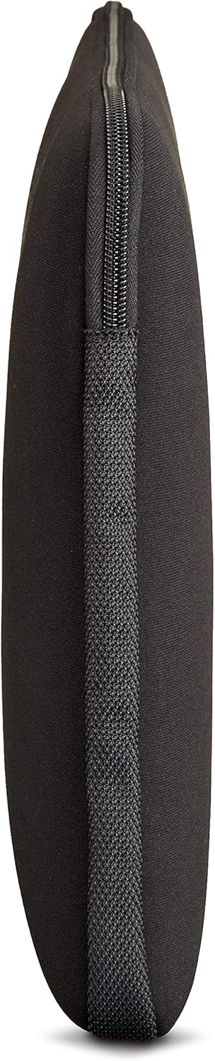 Amazon Basics 17.3-inch Laptop Sleeve, Protective Case with Zipper - Black