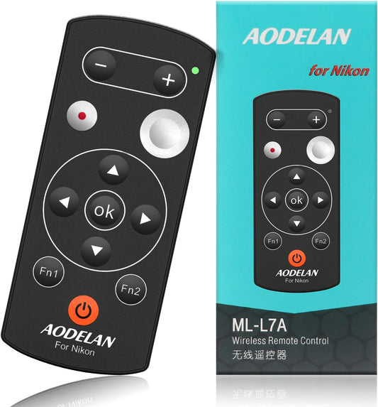 AODELAN Camera Wireless Shutter Release Remote Control for Nikon COOLPIX P1000 P950 B600 A1000 Z50 Z30 Z fc, Replaces Nikon ML-L7