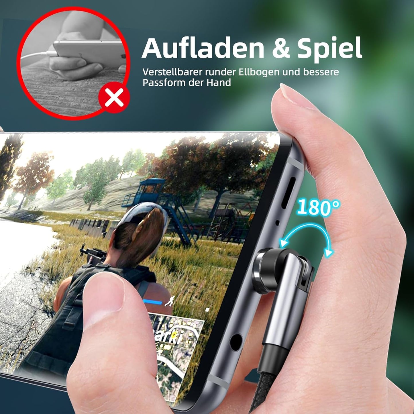 540° Rotation Magnetic Charging Cable, 3 in 1 Magnetic Phone Charger [4-Pack, 3ft/3ft/6ft/10ft] 3A Fast Charging Cable Support Data Transfer USB Magnet Charger Cable for i-P/Micro USB/Type C Device