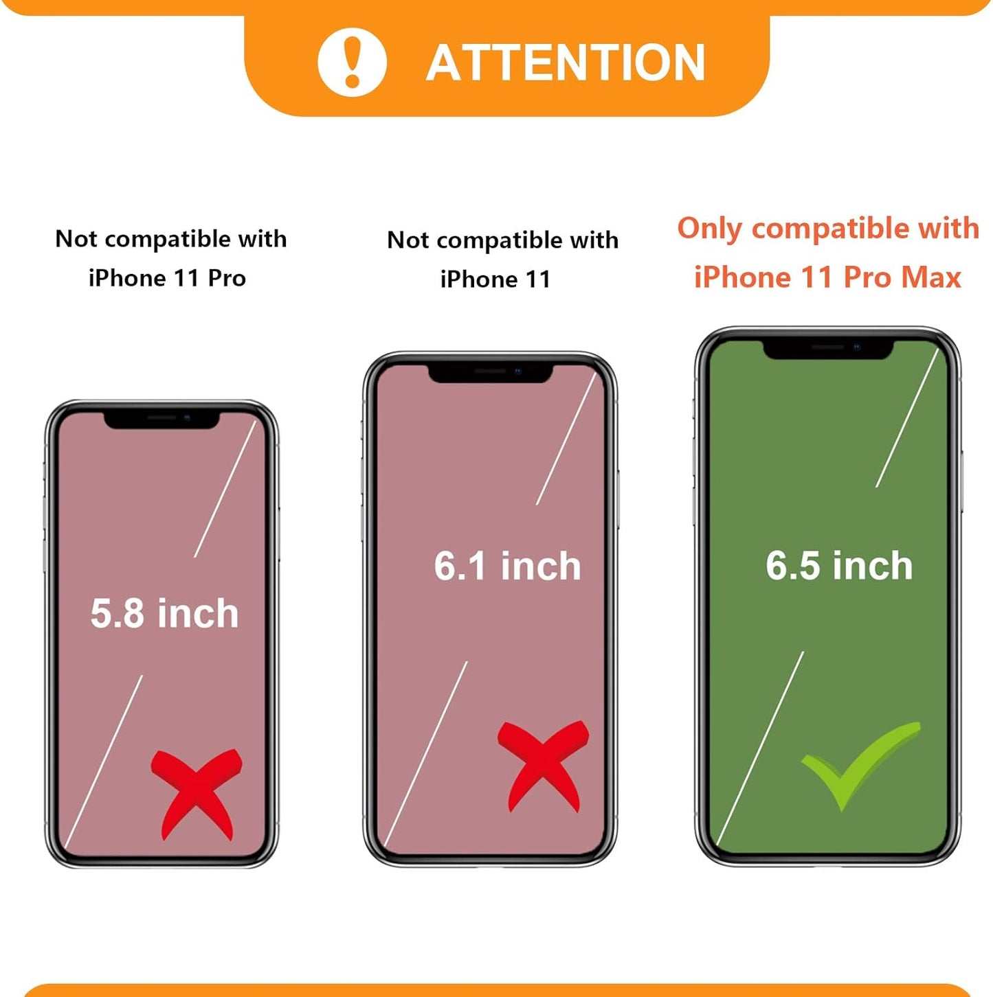 Bocasal Crossbody Wallet Case for iPhone 11 Pro Max with Card Holder,Zipper Card Slot Protector Shockproof Purse Cover with Removable Cross Body Strap 6.5 Inch(Red)