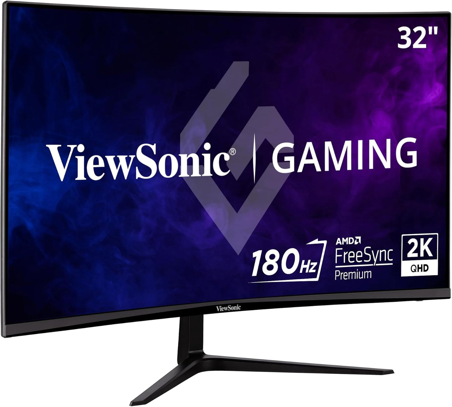 ViewSonic VX3218C-2K 32 Inch Curved 1440p 1ms 165Hz Gaming Monitor with AMD FreeSync Premium, Eye Care, HDMI and Display Port