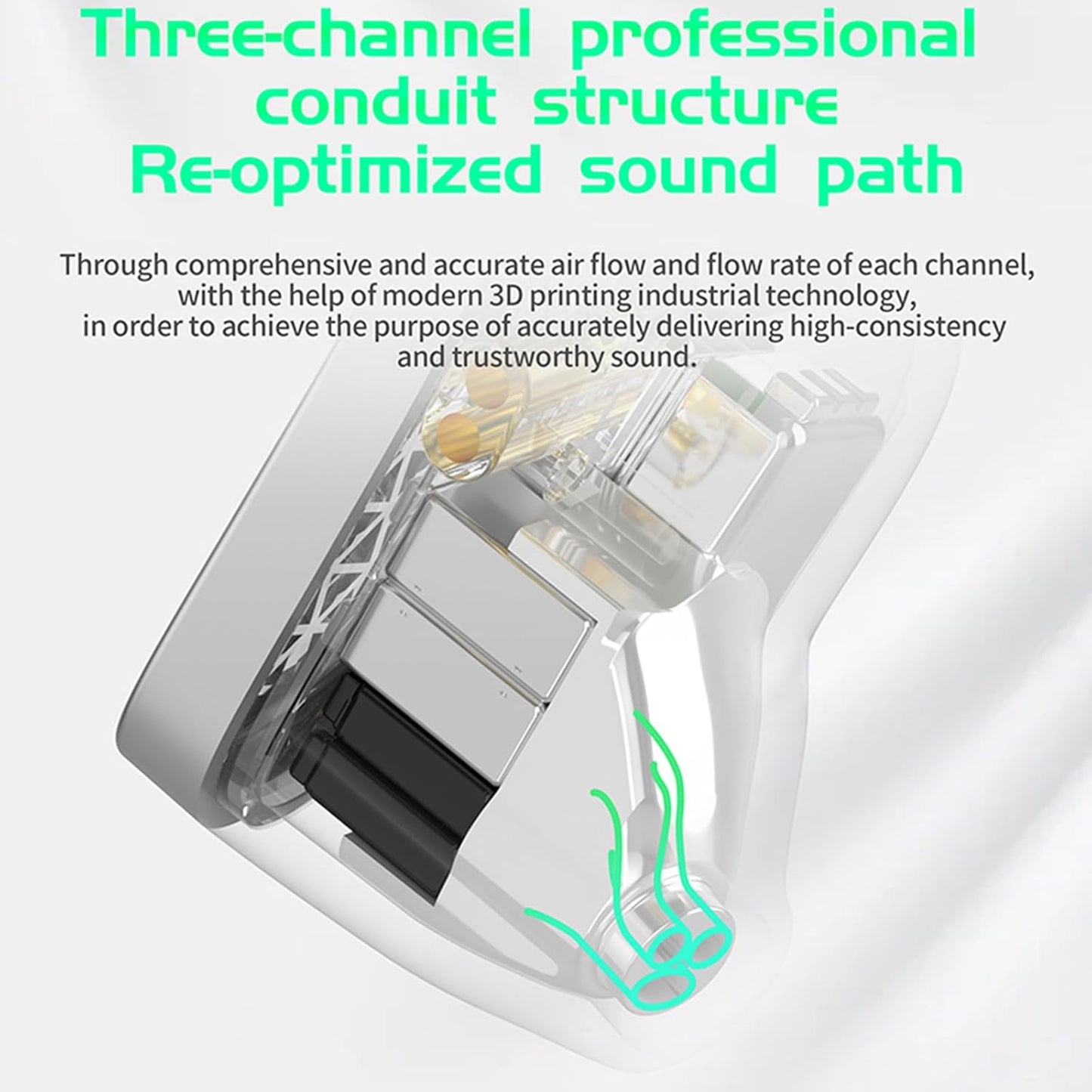 CCA KZ AS16 PRO in Ear Monitor Headphones 16BA Balanced Armature Drivers HiFi IEM Earphones High Clarity Gaming Earbuds for Musicians Singers Audiophile Dj Drummers