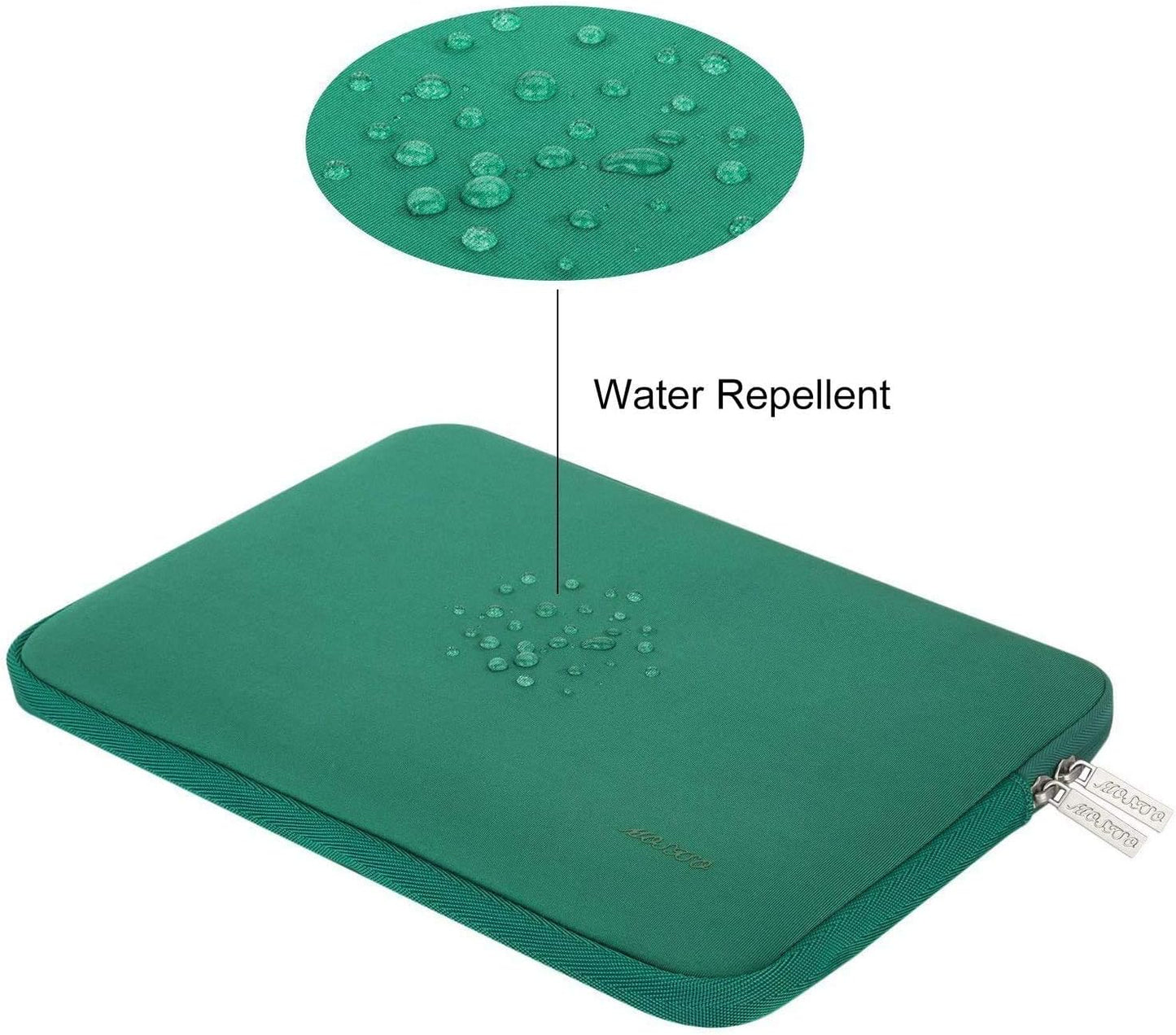 MOSISO Laptop Case 16 inch, 15-15.6 inch Laptop Sleeve Bag Compatible with MacBook Pro 16 inch, HP, Acer, Dell, Lenovo, ASUS Notebook, Neoprene Computer Sleeve Bag with Small Case, Peacock Green
