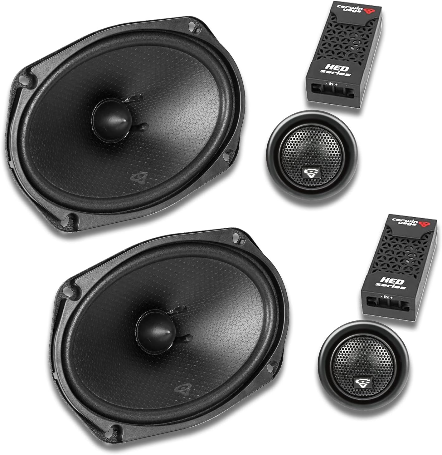 CERWIN-VEGA! HED 2025 Edition – 6" x9” 2-Way Coaxial Full Range Speaker System- H69C