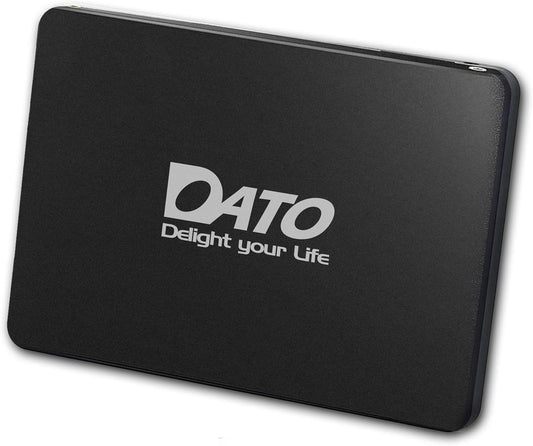 DATO 1TB SSD 2.5" SATA III Internal Solid State Drive, 3D NAND, SLC Cache, Up to 535/500 MB/s, Compatible with Laptop & PC Desktop