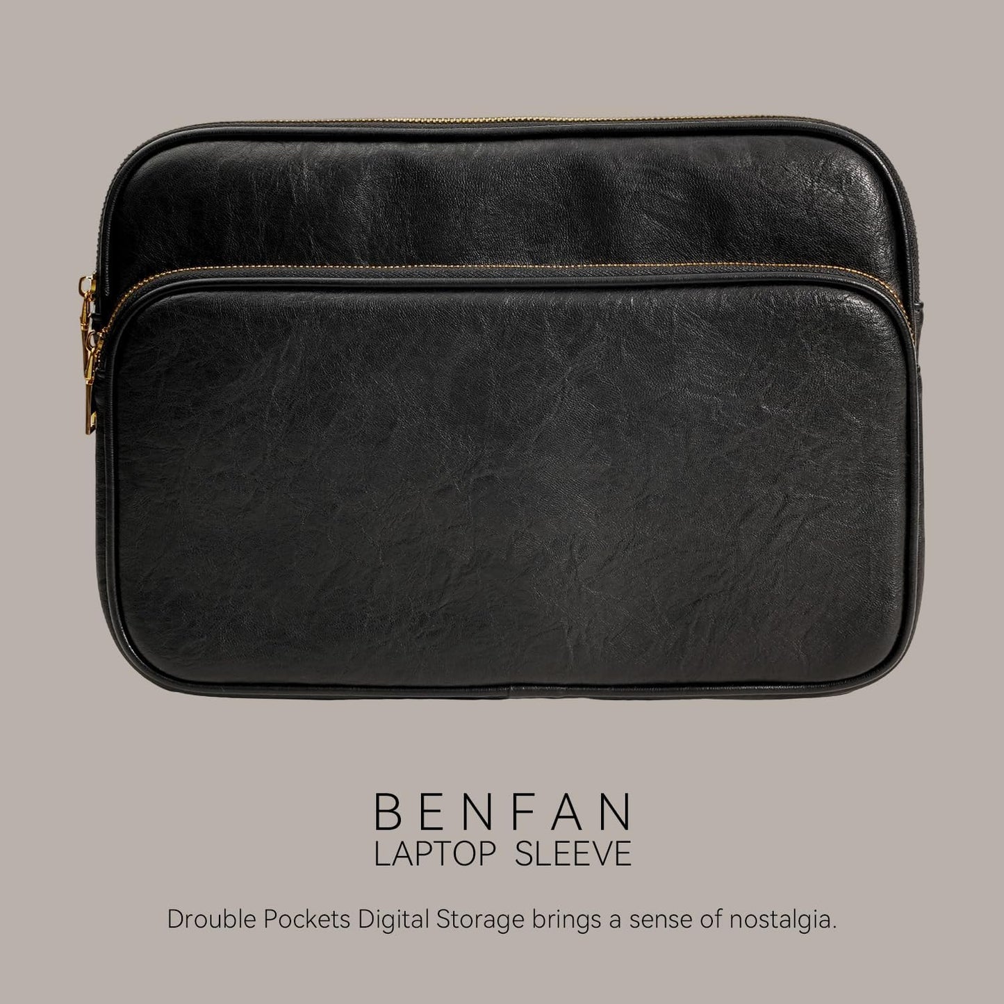 Laptop Sleeve Bag 15 Inch Compatible with Macbook Air 15, MacBook Pro 15 A1990 A1707, Surface Laptop 15, New Dell XPS 15 Color Black