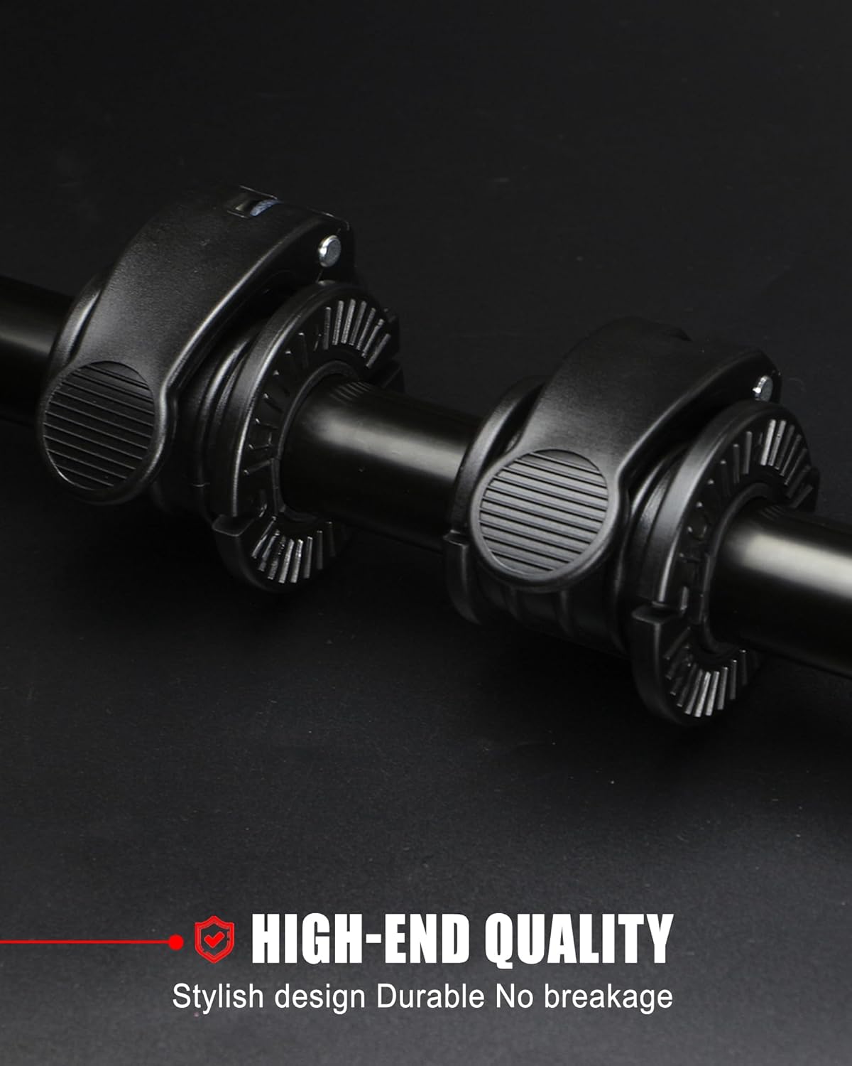 Barbell Clips 1 Inch Quick Release Weight Clamps 0.9-1.18inch Multi-Size Adjustable Olympic Clamps for Bars