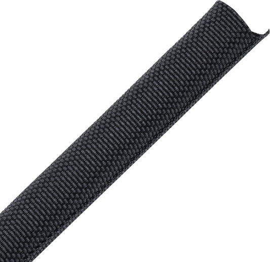 Automotive Wire Sheathing Split Wire Loom Braided Mesh Woven Cable Sleeve for Wires/Cable Cord Protector (3/8" - 48 Feet)