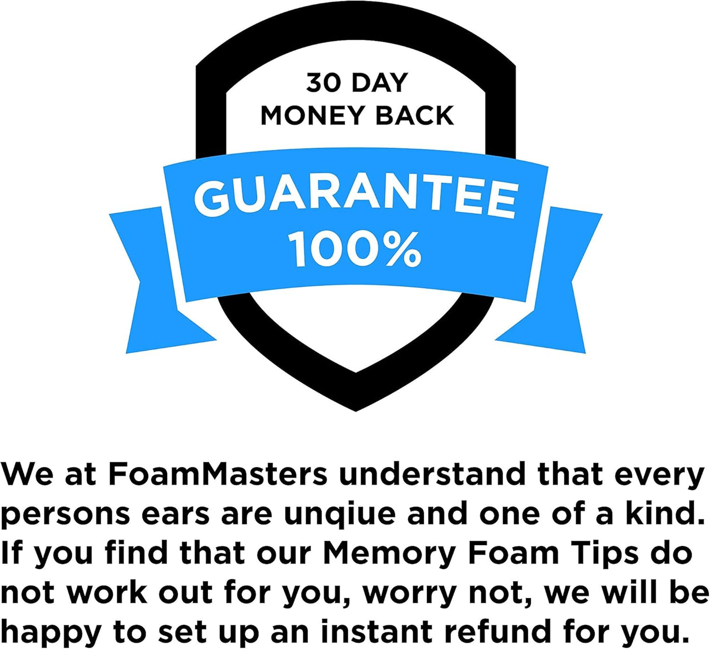 Foam Masters Memory Foam Ear Tips for AirPods Pro 1st & 2nd Gen | Comfortable | Secure | Better Noise Cancellation | Version 3.0 Replacement Buds (Small - 3 Pairs, White)