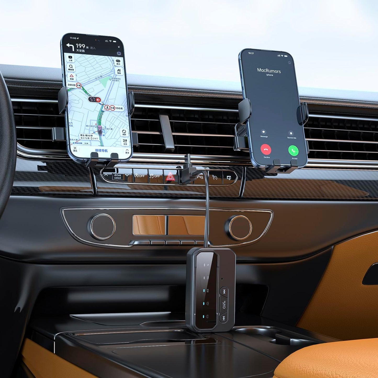 Bluetooth 5.4 Transceiver Pro - Dual Audio Streaming for Airplane, Car & Home, Wireless Adapter for TV/Stereo/Headphones (2 Devices Simultaneous)