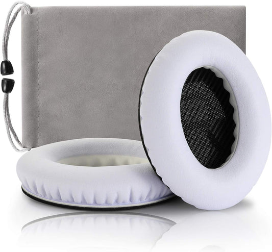 Headphones Replacement Ear Pads,for Bose Quietcomfort QC15 QC25 QC35 35 ii (White)