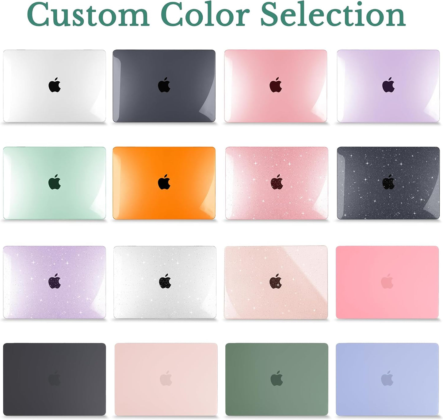 Mektron Customizable Name Case for MacBook Pro 16" M4 A3403 A3186 M3 A2991 M2 A2780 M1 A2485 (2021/2023/2024) Pro/Max with Touch ID, Hard Shell Plastic Laptop Cover