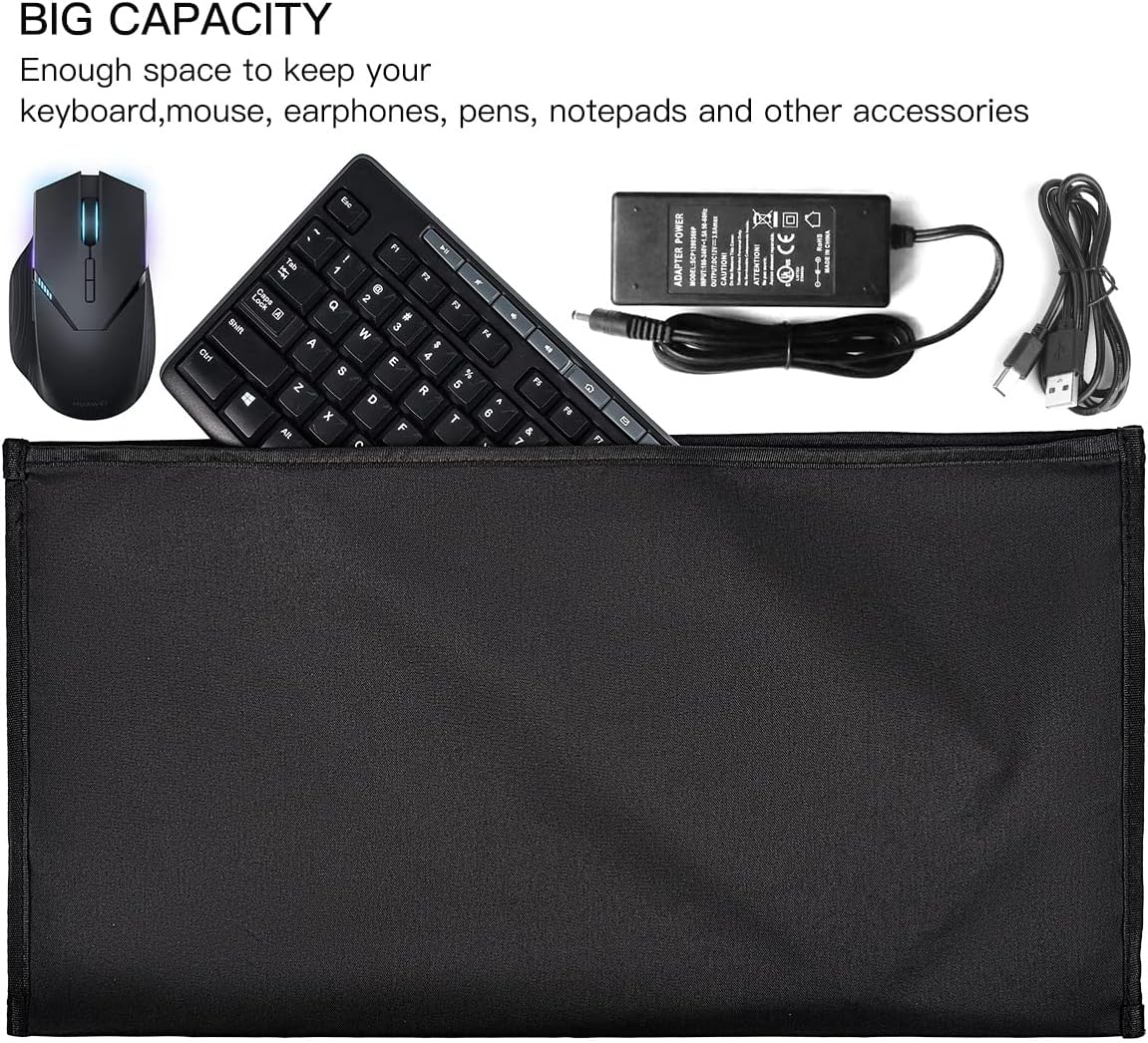 Keyboard Dust Cover for Universal Computer Keyboard, PC Bag Pouch Case for Full Size PC Mechanical Gaming Keyboards /108 Keys Keyboards/Logitech/iMac Magic Dust Cover(20.8 x 11 Inch)