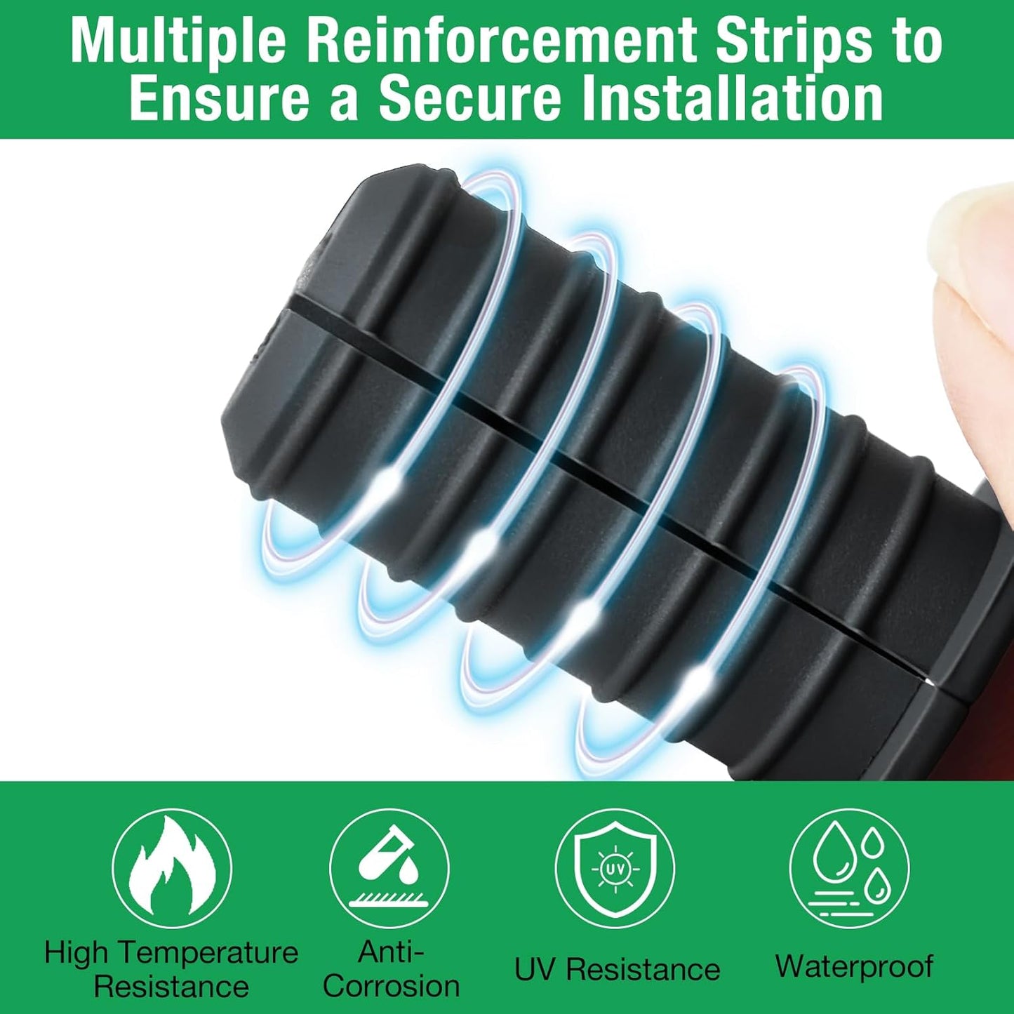 2pc Starlink Cable Grommet 3/4" Silicone Anti-Slip Wall Hole Pass Through Split Cable Bushings for TV Wire Ethernet Cord, Starlink Cable Routing Kit Accessories,38mm/1.5"Ht, Grey