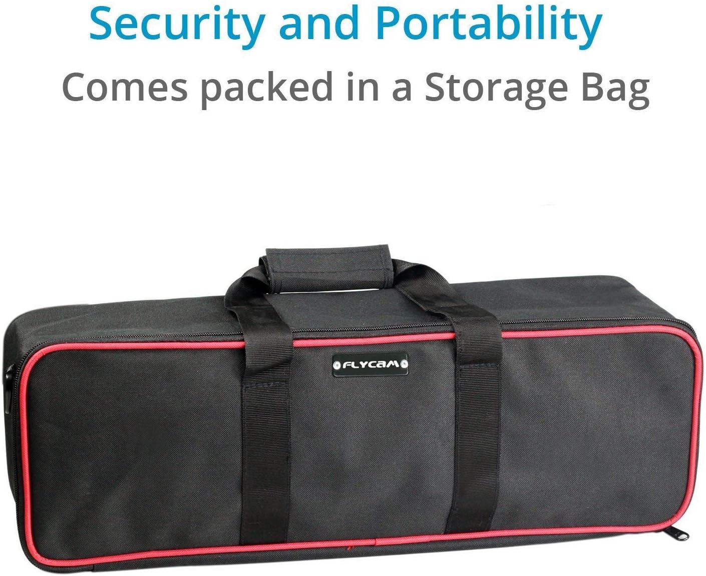 Flycam 5000 Handheld Camera Stabilizer with Comfort Arm Vest. Precise Balancing, Smooth & Fatigueless Operations. Quick Shock Absorption, Free Quick Release, Arm Brace & Table Clamp (FLCM-CMFT-KIT)