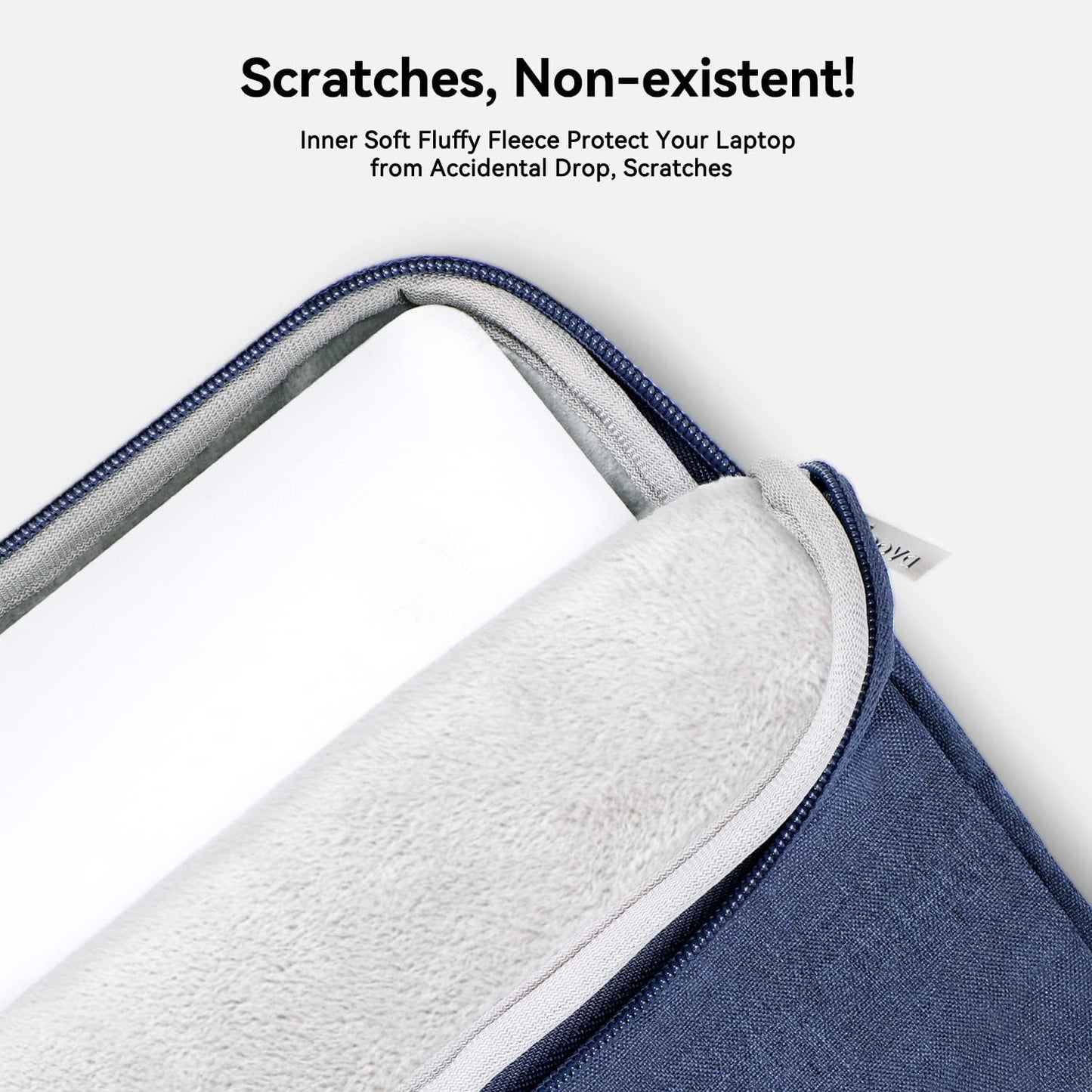 Voova Laptop Bag 15.6 Inch, Waterproof Computer Sleeve Carrying Case with Shoulder Straps & Handle Compatible with Macbook Air 15 M2/M3/M4, MacBook Pro 15/16, 15-16 Inch Hp Dell Lenovo Asus, Blue