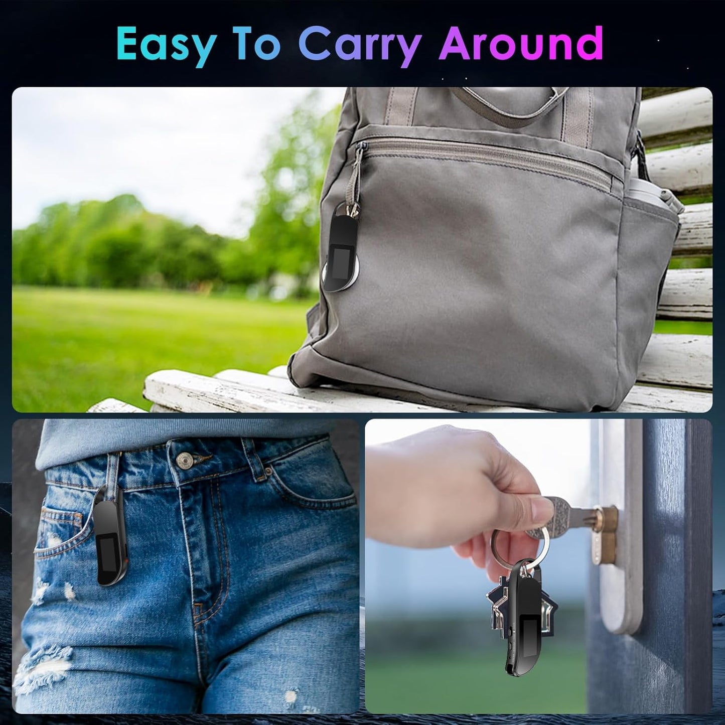 64GB Digital Voice Recorder, Vandlion Recording Device with AI Noise Reduction, 1536Kbps Crystal Audio & Password Protection for Conference/Lectures/Classroom/Interviews