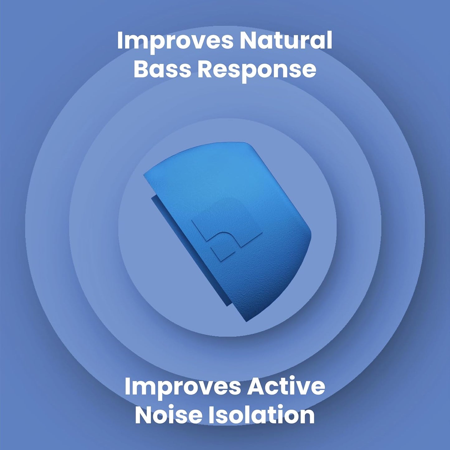 Foam Masters Ultra-Premium Memory Foam Ear Tips for AirPods Pro 1st & 2nd Gen | 3 Pairs | Black Magic Ver 6.0 | Secure | Comfort | Better Noise Cancel | Replacement Buds – Supercar Blue, Medium