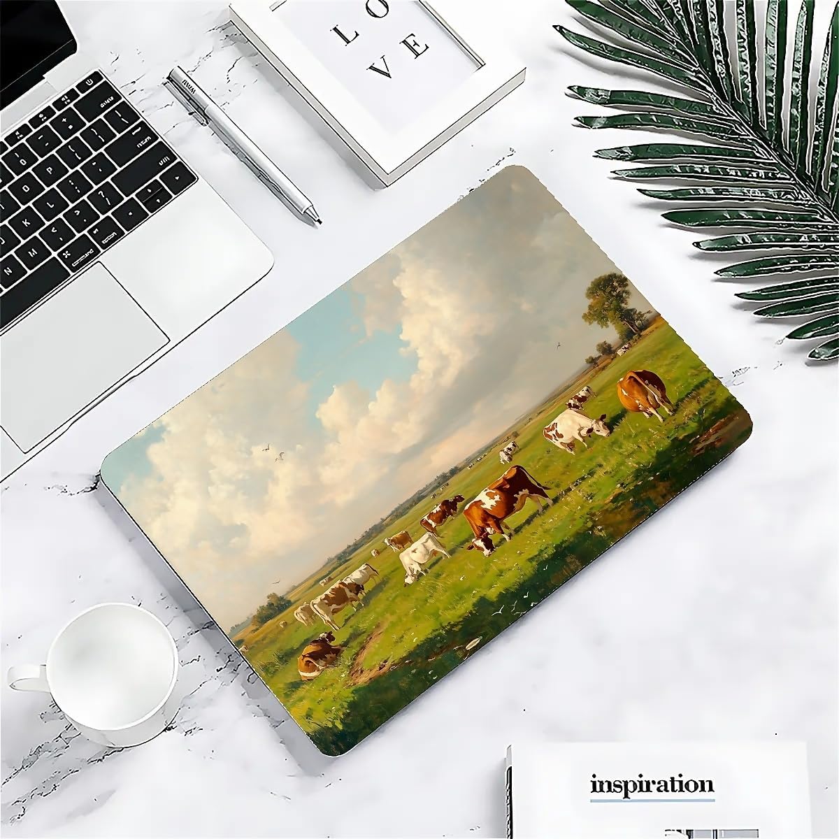 Compatible with MacBook Air 13.3 13.6 Inch Case 2022 2021 2020 2019 Plastic Hard Shell Case Cover,13.3 Pro(A1706/A1708/A1989/A2159/A2289/A2338), Cows and Sheep