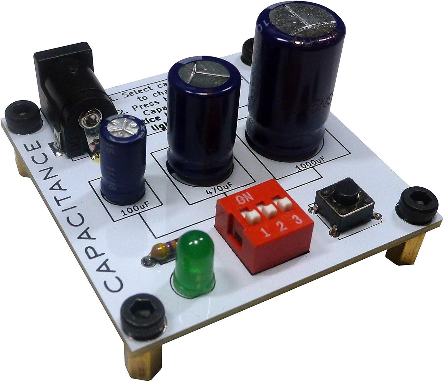 Full Set of 4 Electronics Learning Boards | Practice Soldering & Learn Electronics | Multiplexer, Resistance, Capacitance, and Series vs. Parallel