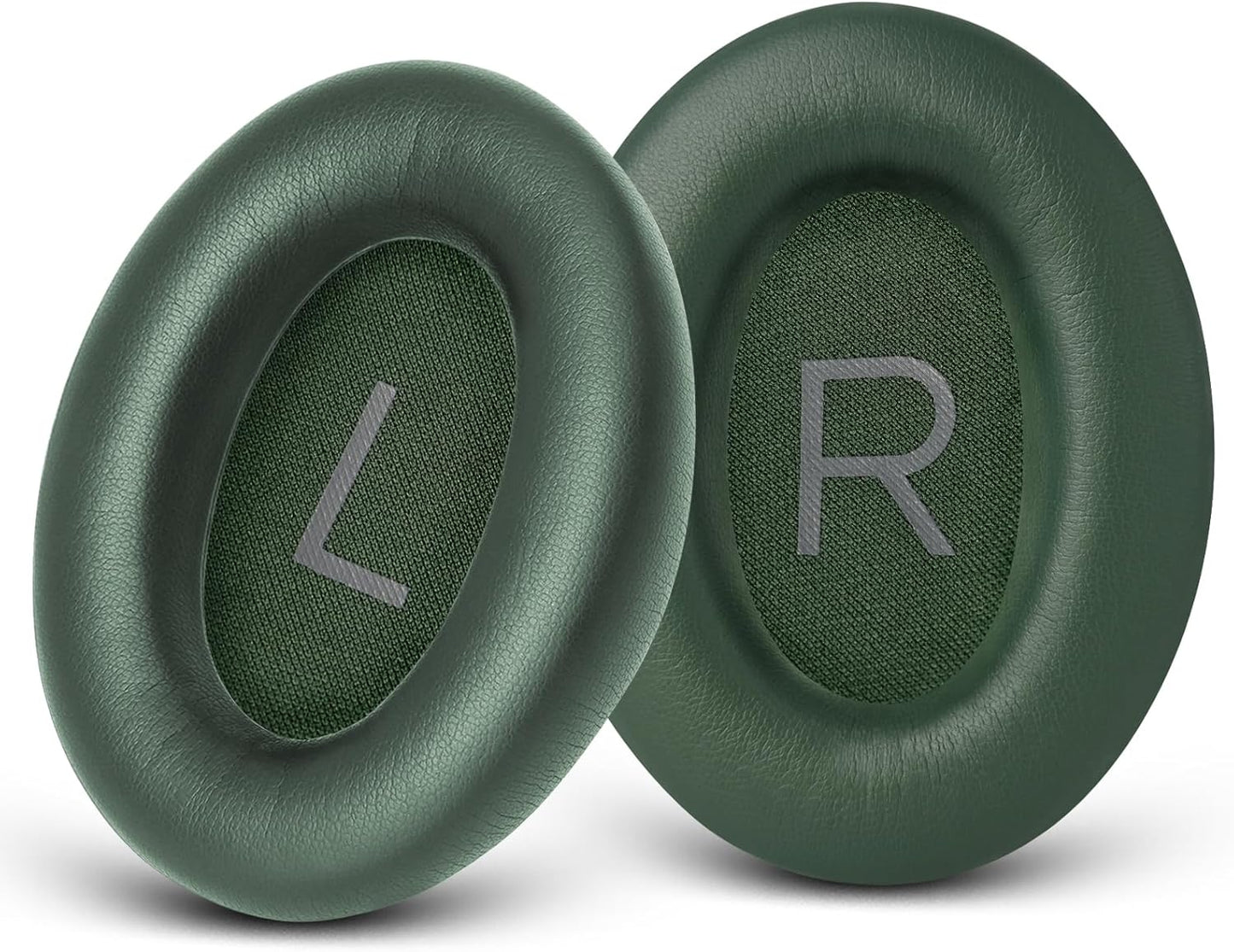 GEVO Replacement Ear Pads for Bose QC45, Ear Cushions for Bose QuietComfort 45 (QC45) & Quiet Comfort SE (QC SE) Headphones, Earpads with Softer Leather Noise Isolation Foam (Green)