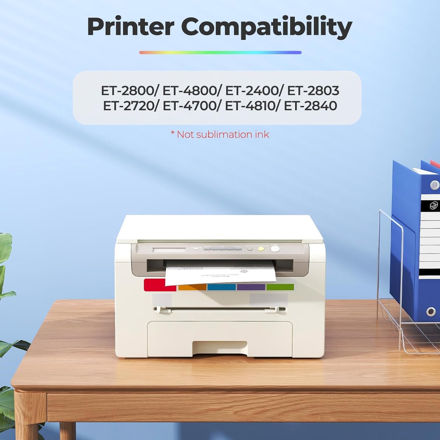 522 Ink Refill Bottles ET-2800 ET-4800 ET-2400 ET-2803 for 522 Ink Bottles Compatible for ET 2800 ET 4800 ET2800 ET 2400 ET4800 ET 2803 ET-2720 ET-4700 ET-4810 ET-2840 Printer (Not Subli)