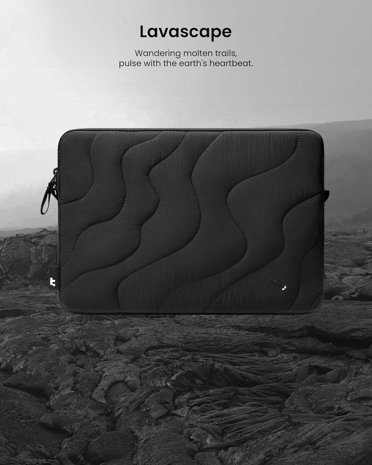 tomtoc 360 Protective Puffy Laptop Sleeve for 15-inch MacBook Air M4/A3241 2025, M3/A3114 2024, M2/A2941 2023, 15-inch Surface Laptop 7th(Copilot+ PC)/6/5/4/3, Quilted Puffer Soft Computer Case Bag