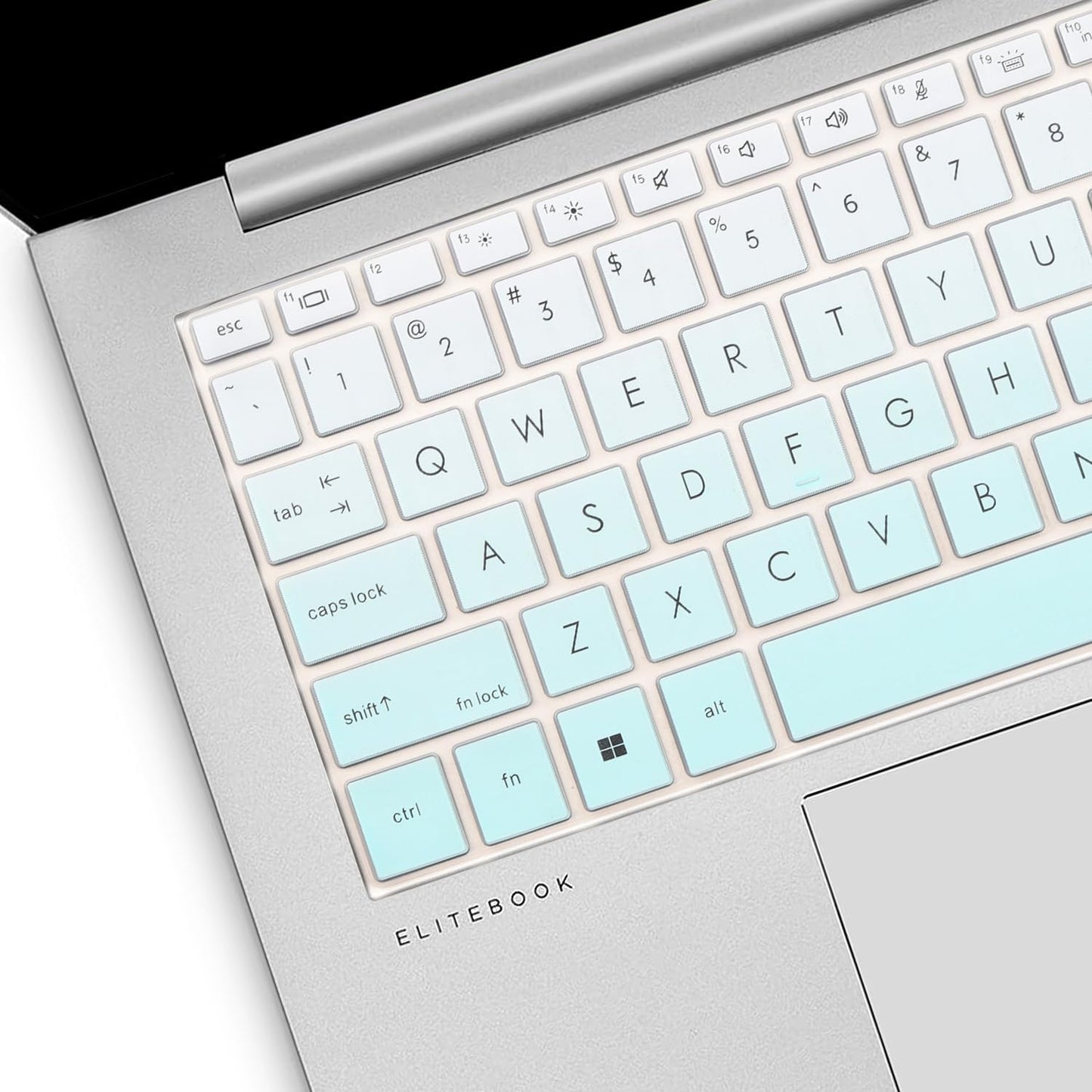 Keyboard Cover for HP EliteBook 830 835 840 845 1040 G9 G10 2023 2022 13.3 14 inch Laptop Accessories Keyboard Protective Skin (Not fit 840 845 1040 G8 G7 G6 G5 G4 G3)-OmbreMint