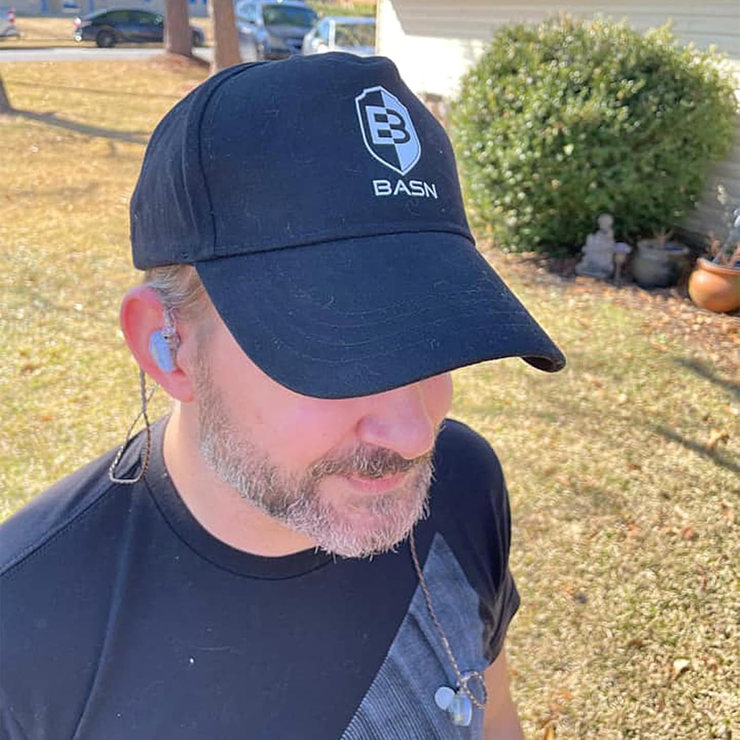 BASN ASONE 14.2mm Planar Diaphragm Driver in-Ear Monitors Earphone with Two Detachable MMCX Cables for Musicians Drummers Bass Players Singers (Blue)