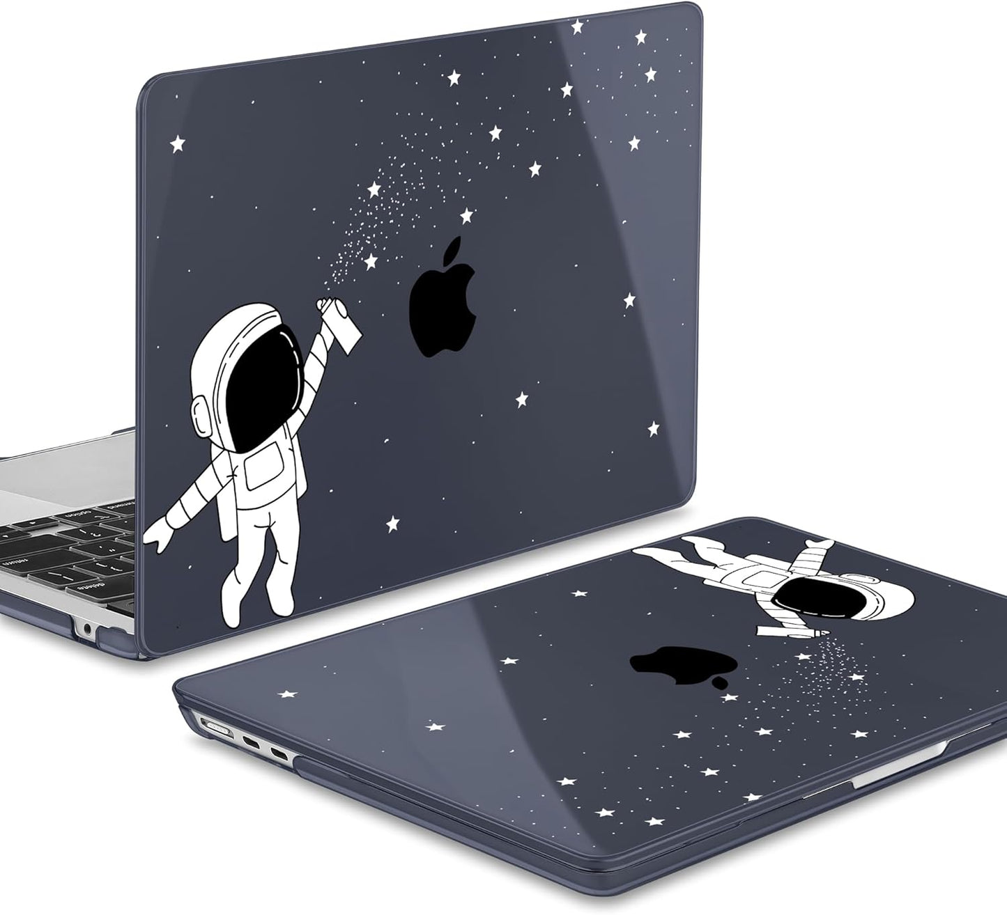 May Chen for MacBook Air 13.6 Inch Case 2025/2024/2023/2022 Release (Model A2681 A3113 A3240, M2 M3 M4 Chip) – Hard Shell Laptop Cover with Keyboard Cover & Screen Protector，Astronaut Space