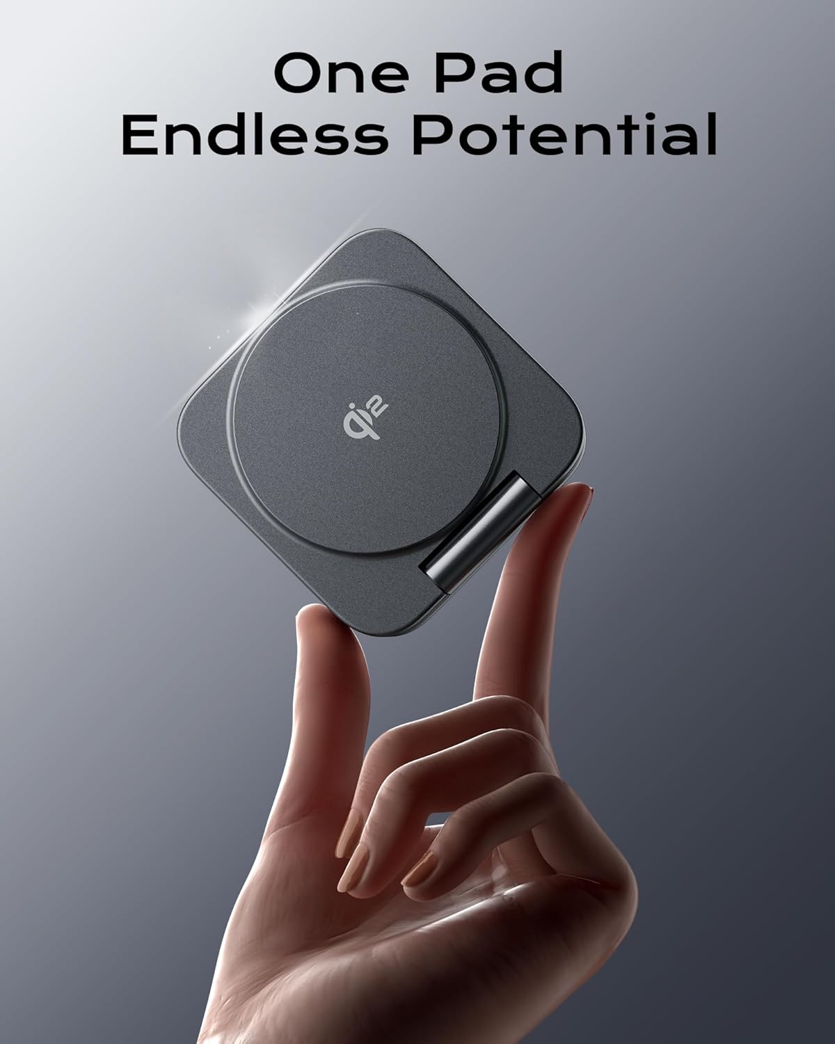 Qi2 Certified 3 in 1 Travel Charger MagSafe Compatible, Upgraded Foldable Wireless Charger Stand, Mag-Safe 3 in 1 Charging Station,15W Fast Charging for iPhone 17/16/15/14/13/12, Apple Watch, AirPods