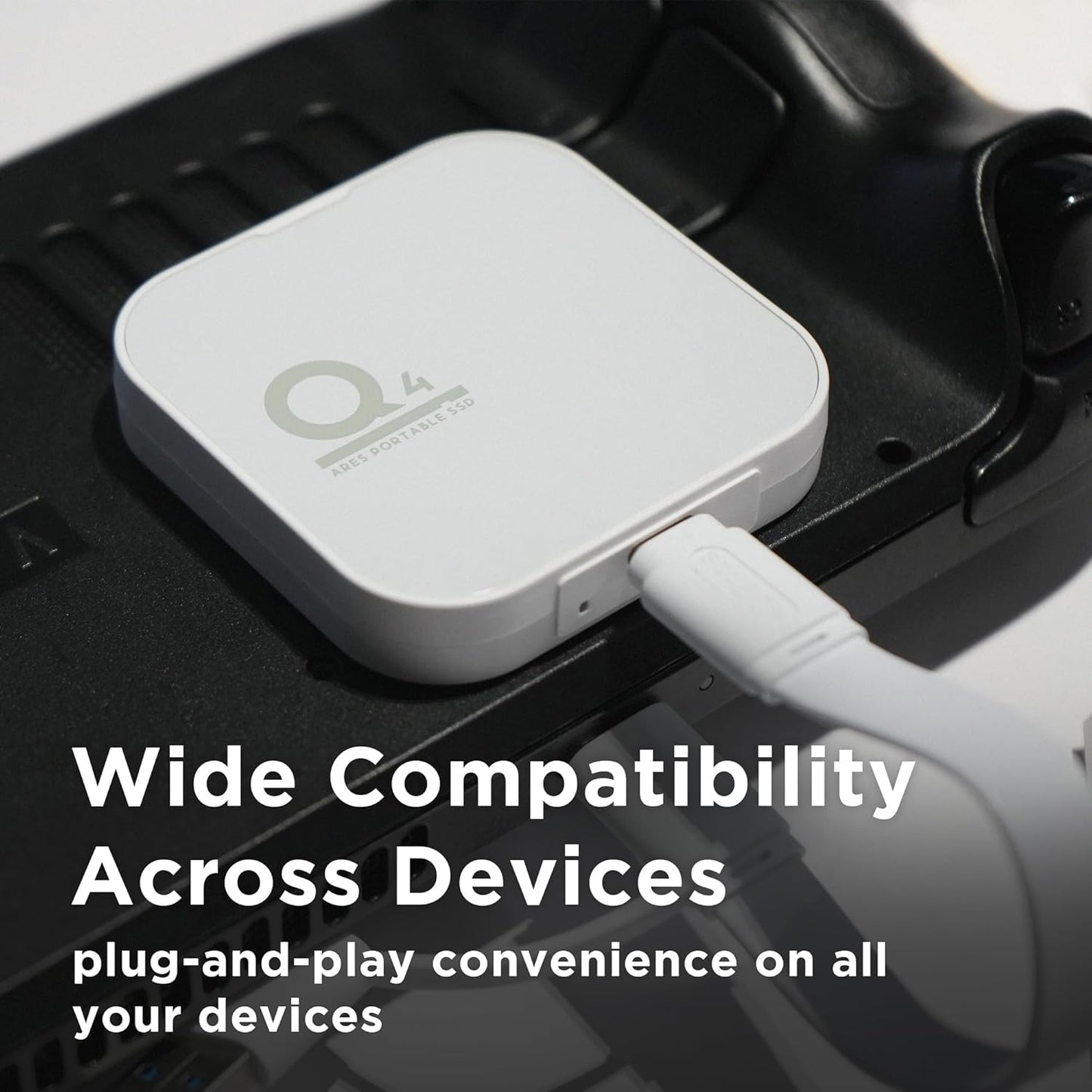 DATO Magnetic External SSD 1TB, External Solid State Drive Portable SSD USB 4.0 Gen 3x2, up to 4000/3600 MB/s, Type-C 4K ProRes HDR Record, Compatible with iPhone 15&16 Pro Max - ARES Q4 Series