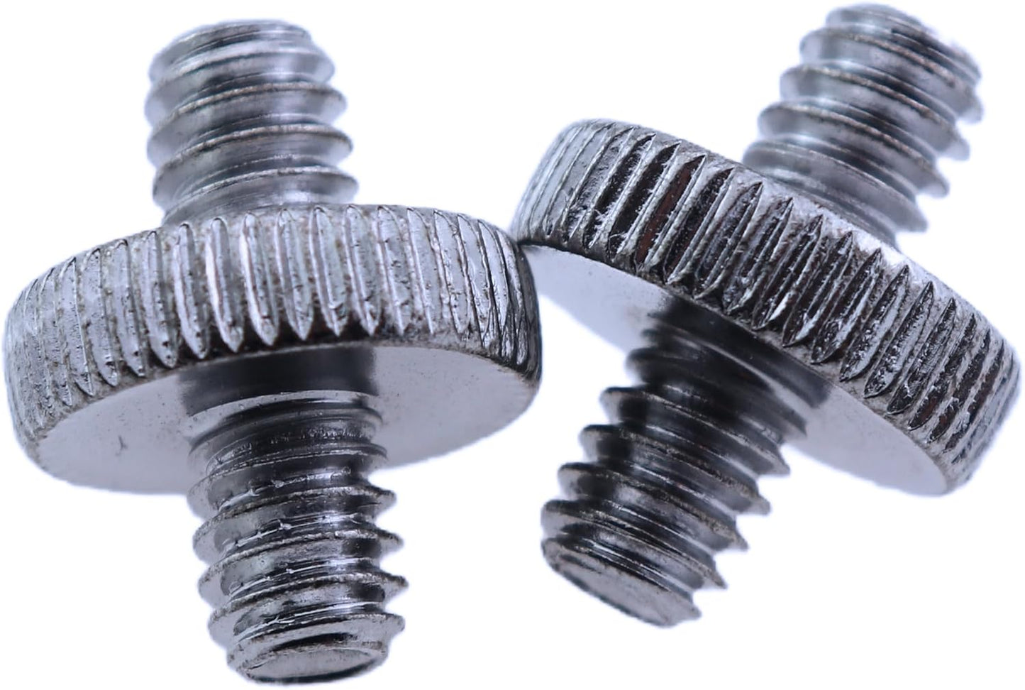 5PCS 1/4 Inch-20 to 1/4 Inch-20 Dual Head Adapter - Male to Male Metal Tripod Screw Adapter