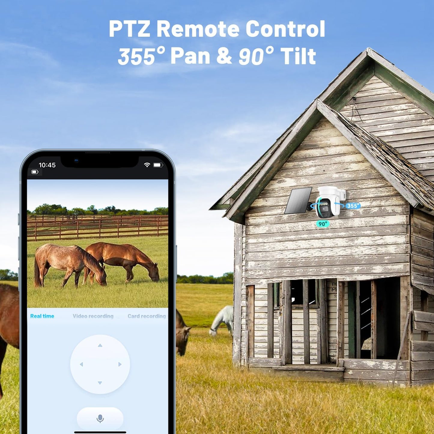 4G LTE Cellular Security Camera,No WiFi Solar Powered Wireless Camera Outdoor with SIM Card & Unlimited Data Plan, Remote Control, Pan Tilt,2K HD Night Vision, 2-Way Talk,Motion Detection