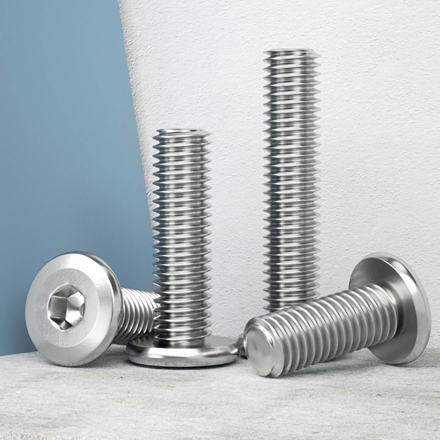 1/4-20 x 2 (15 Pack) Flat Head Hex Socket Cap Screws Bolts, 304 Stainless Steel 18-8, Hex Drive, Bright Finish, Fully Machine Thread