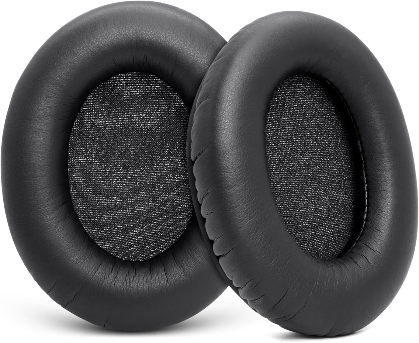 GVOEARS Premium Replacement Ear Pads for HyperX Cloud 1/2/3/Pro/Core/Alpha/Alpha S/Alpha Pro/Flight/Flight S/Stinger, CloudX Stinger Headset & More, Softer Protein Leather, High-Density Foam - Black