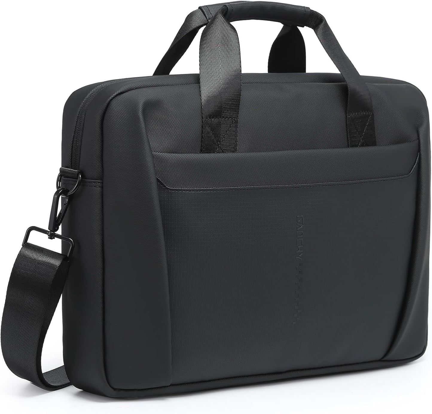 15-16 Inch Laptop Shoulder Bag Business Briefcase Water Resistant Computer Messenger Bags Compatible with MacBook Pro 16, MacBook Air 15 M4, HP, Dell, ASUS Notebook, Black