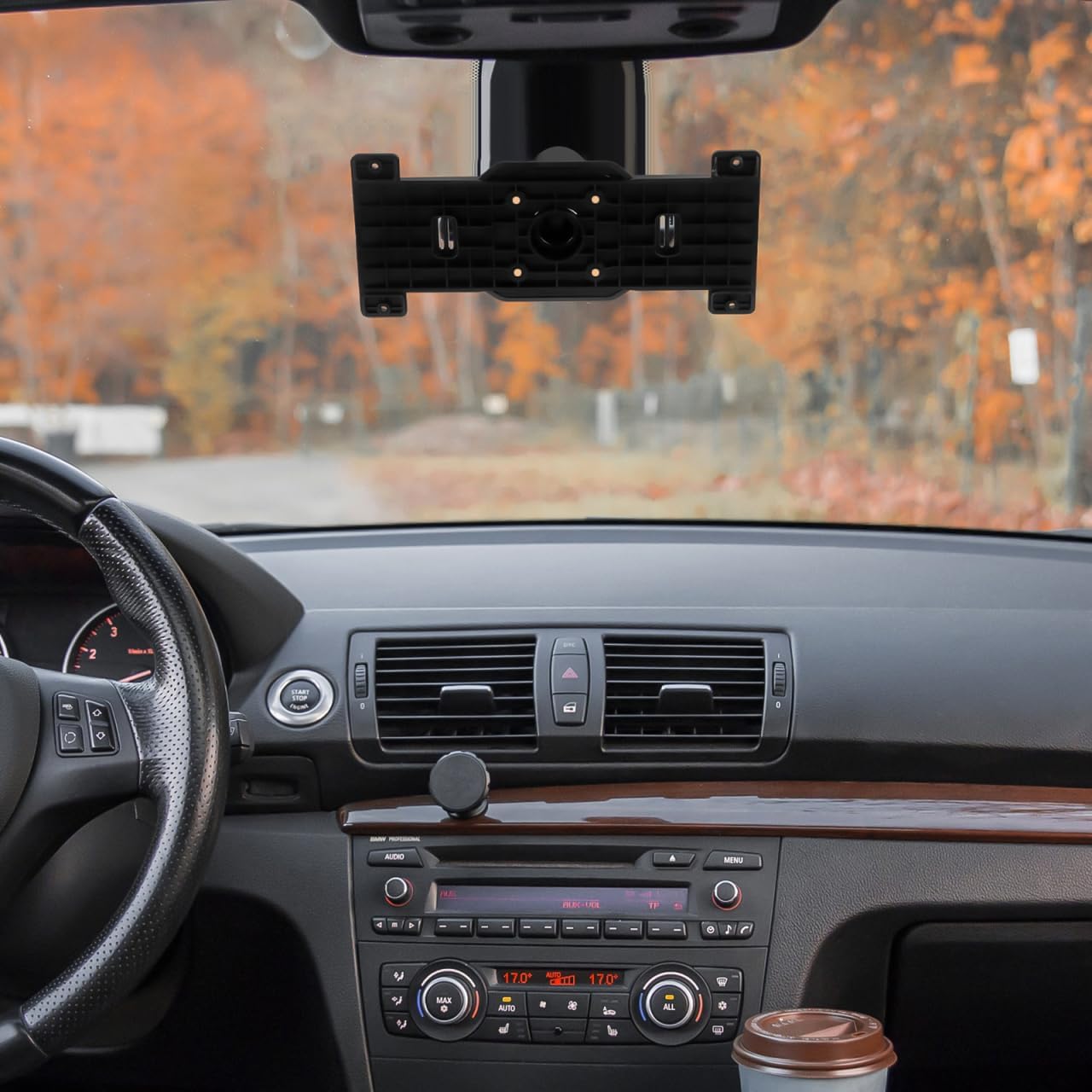 iplusmile 1 Set Dash Cam Rear View Mirror Mount - Back Plate Panel Car Rear View Camera Mount Bracket Kit for 5.5-12" Dash Cams