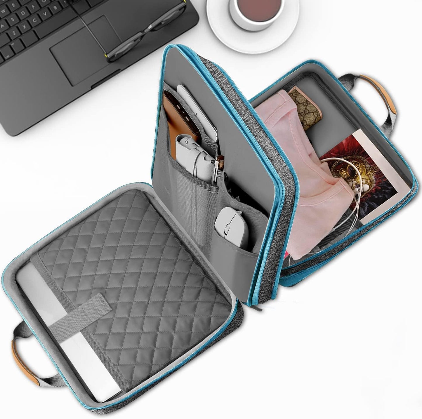 ZINZ Slim Expandable 13 13.3 13.6 14 Laptop Case Sleeve Compatible with MacBook Air/Pro 13-14 M1 M2 M3 2021-2023 Pro/Max,13.5 Surface Laptop 4/3,L01G02