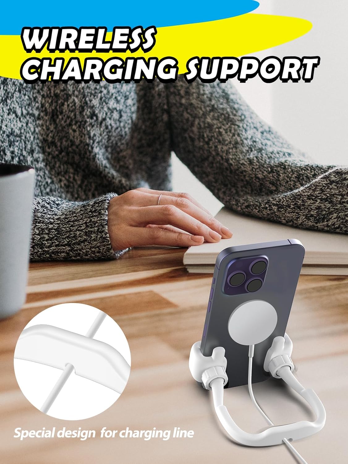 Graduation Gifts for Boys Girls Him Her: Thumbs Up Lazy Phone Stand Holder Gifts for Kids Teens Adults Men Women Teenage Wife Mom Husband Dad Father Mother Birthday Funny Gadgets Stuff