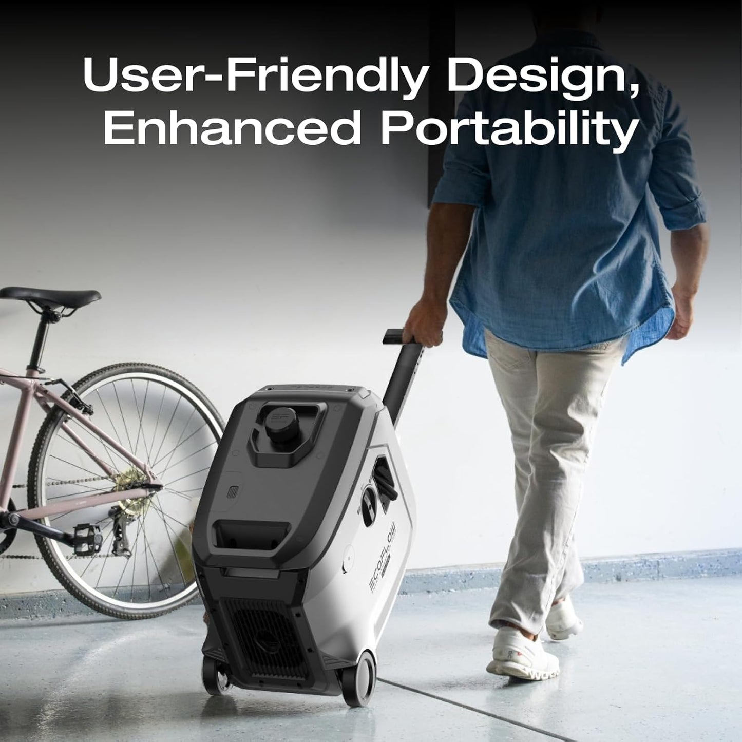 EF ECOFLOW 3200W DC Fast Charging Dual Fuel Smart Generator with LPG and Gas Support, Smart Control, for Home Power Backup, Emergency, Compatible with DELTA Pro 3 / DELTA Pro