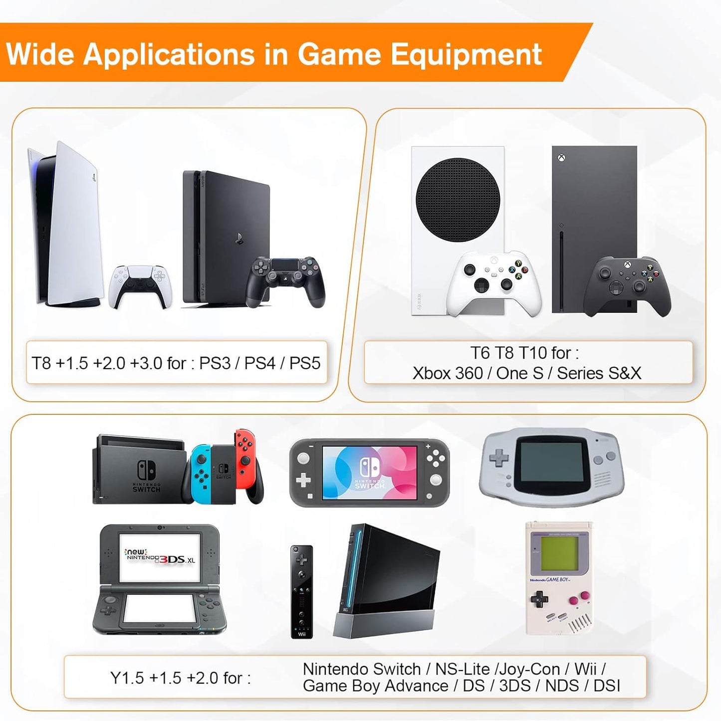 JOREST 24Pcs Small Precision Screwdriver Set with Torx T5 T6 T8 T9, Y00, Star P5, Mini Repair Tool Kit for Macbook, Computer, Laptop, iPhone, PS4 PS5, Xbox, Switch, Eyeglasses, Watch, Ring Doorbell