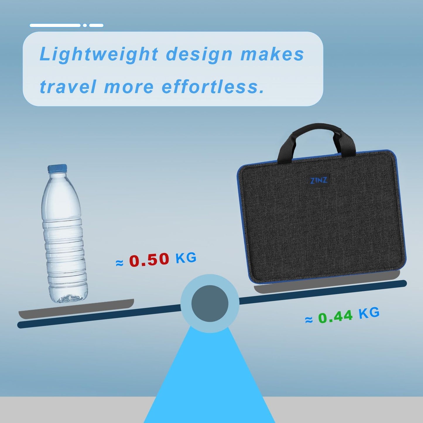 ZINZ Slim Expandable Laptop Case 15.6 Inch Sleeve Upgraded Protective Durable Recycled Carrying Case Compatible with MacBook 15" & 16" and Most 15" 15.6" 16" Notebook,B01K03